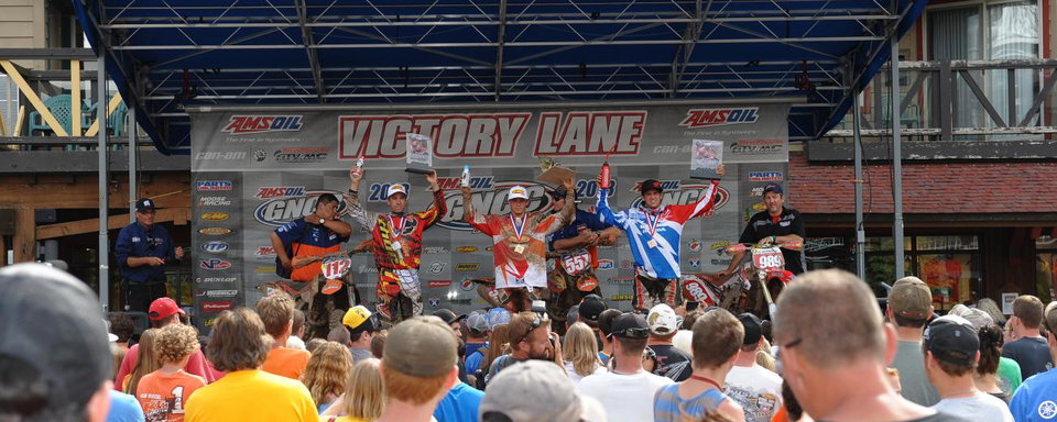 Russell Captures Third Straight Victory at AMSOIL Snowshoe GNCC