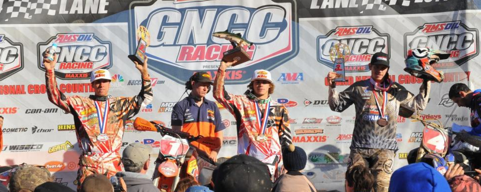Russell Secures Second Straight Victory at Round 3 of the 2014 AMSOIL GNCC