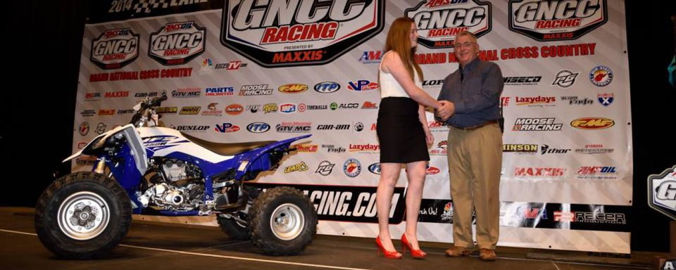 Yamaha Announces "All-American ATV Racer" Contest Winner