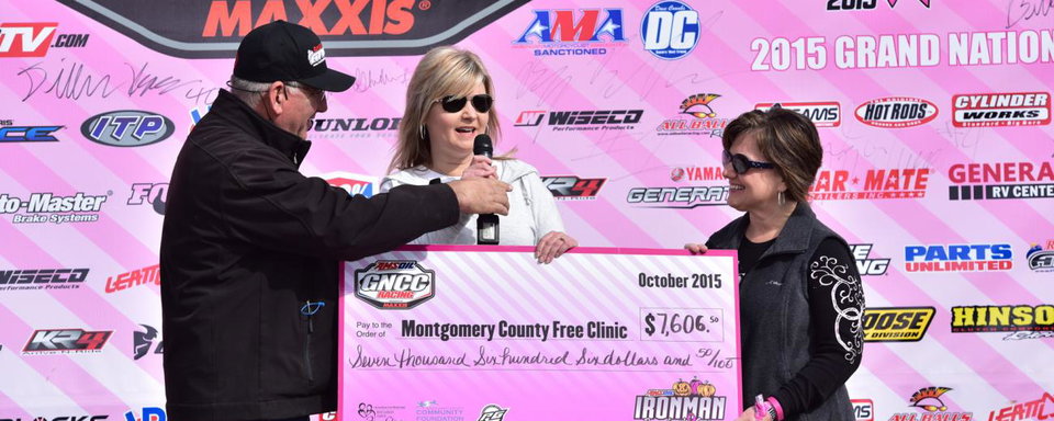 AMSOIL Ironman GNCC Raises Over $8,000 For Breast Cancer Awareness