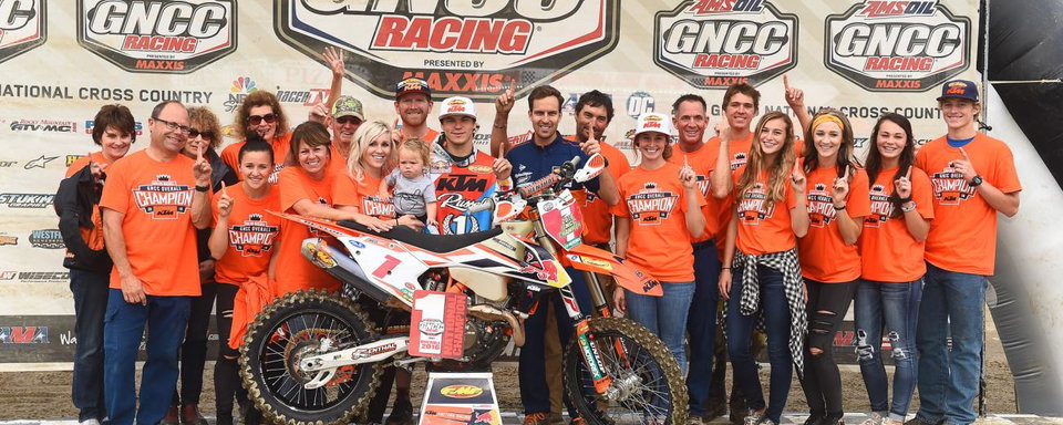 Kailub Russell Clinches Overall Win and Fourth Straight National Championship at Polaris Ace Powerline Park GNCC