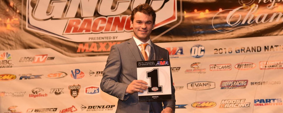 GNCC Recognizes Top Racers and Sponsors at 2016 Awards Banquet
