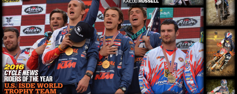 Cycle News Names ISDE U.S. World Trophy Team 2016 Riders of the Year