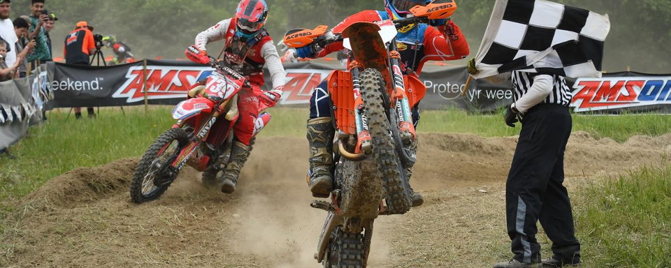 Russell and Bollinger Battle to the Wire at Dunlop Tomahawk GNCC