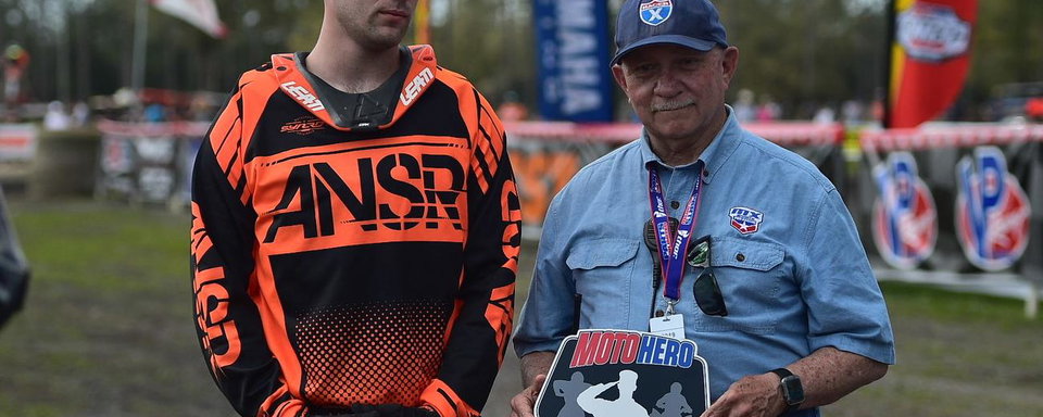 AMSOIL Moto Hero Award Presented to Zachary Rohr at Wild Boar GNCC 