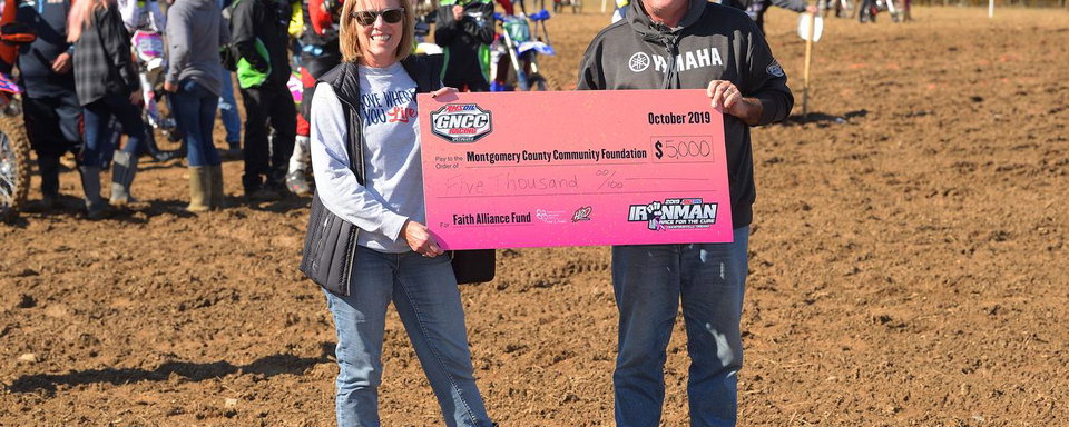 AMSOIL Ironman GNCC Raises $5,000 For Breast Cancer Awareness