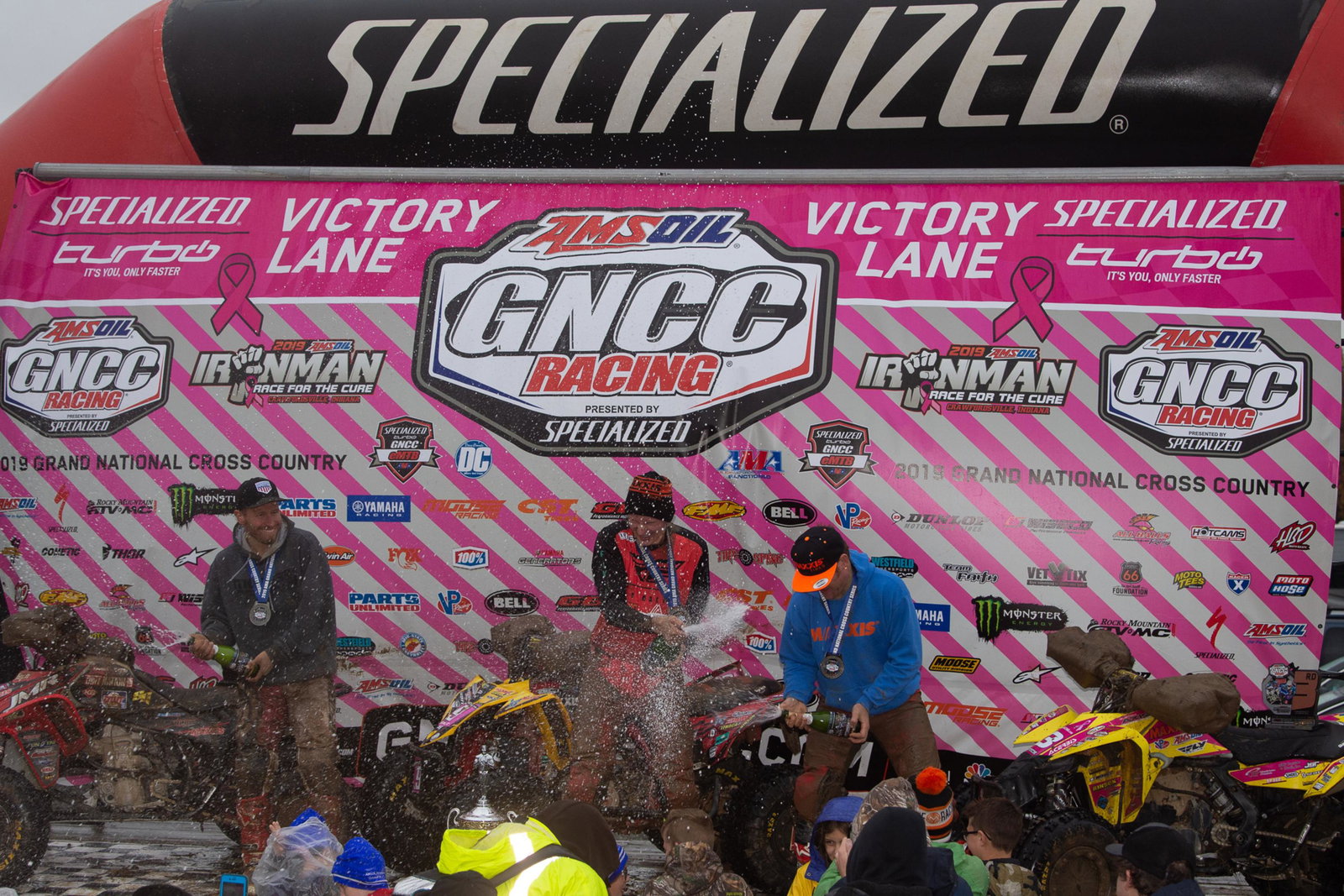 Yamaha Racing Ironman GNCC Goes Pink in Honor of Breast Cancer Awareness