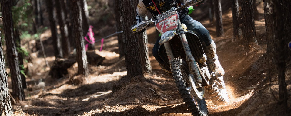 Rockstar Energy Husqvarna Factory Racing's Trevor Bollinger Scores a Top-Five at Big Buck GNCC Opener