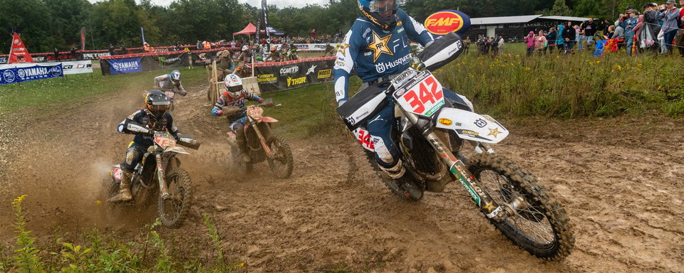 Rockstar Energy Husqvarna's Craig Delong Remains in Title Fight with P2 at The Mountaineer GNCC