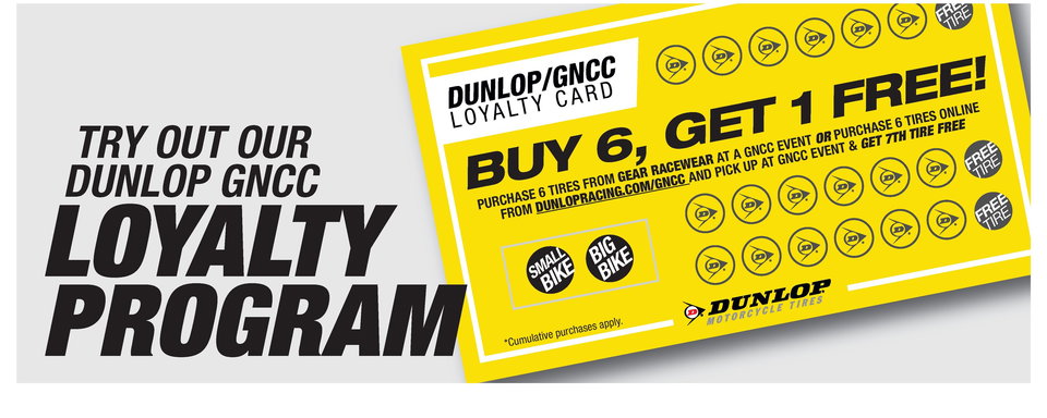 Dunlop To Continue To Improve GNCC Racing Support In 2024