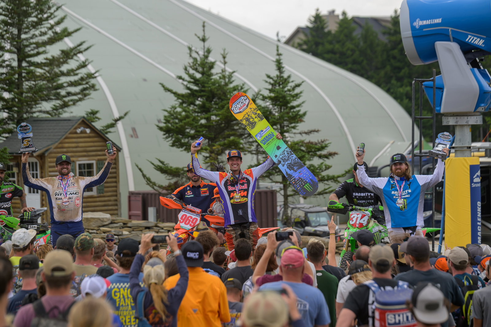 Between the Arrows: 2024 Yamaha Racing Snowshoe GNCC Motorcycles