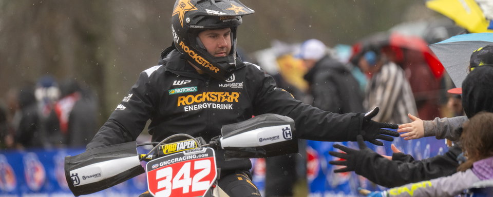 Talladega GNCC sees Craig DeLong storm to first podium of the 2025 series