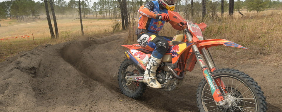 FMF KTM Factory Racing's Ben Kelley Takes Control with Camp Coker Bullet GNCC Win
