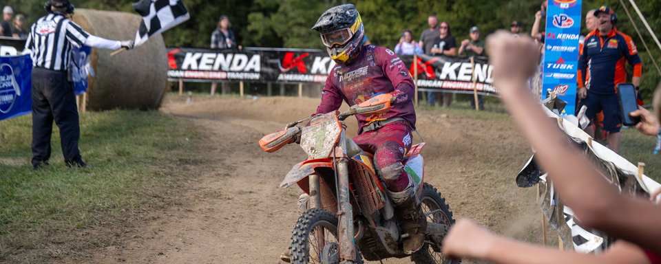 BUCKWHEAT 100 VICTORY SEES GRANT DAVIS RECLAIM GNCC SERIES POINTS LEAD
