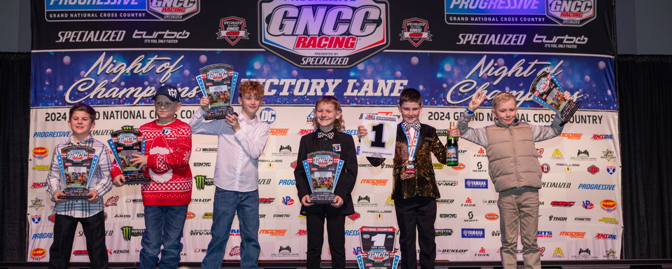 Online Registration Now Available for 2025 Progressive GNCC Night of Champions Banquet