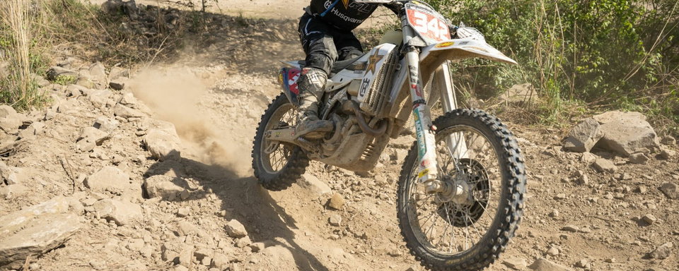 Rockstar Energy Husqvarna’s Craig DeLong and Korie Steede Claim The Dukes GNCC Podiums