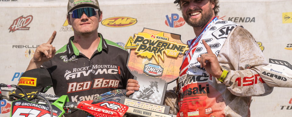 Steward Baylor Back on Top at Powerline Park GNCC