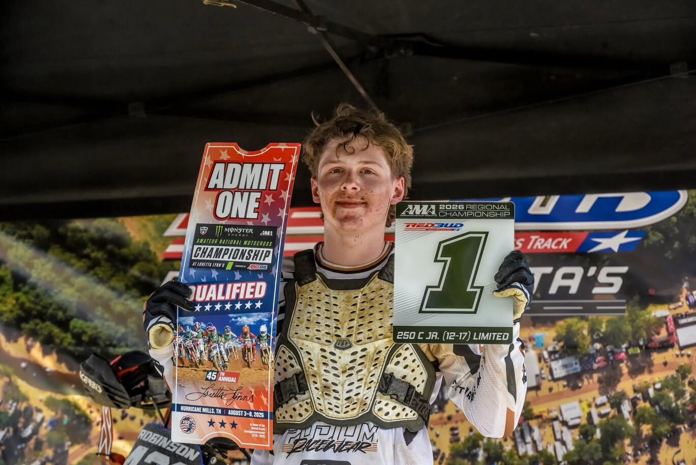 Grant Robinson to Receive Ryder Schnowske #632 Award at 2026 Monster Energy AMA Amateur Motocross National Championship