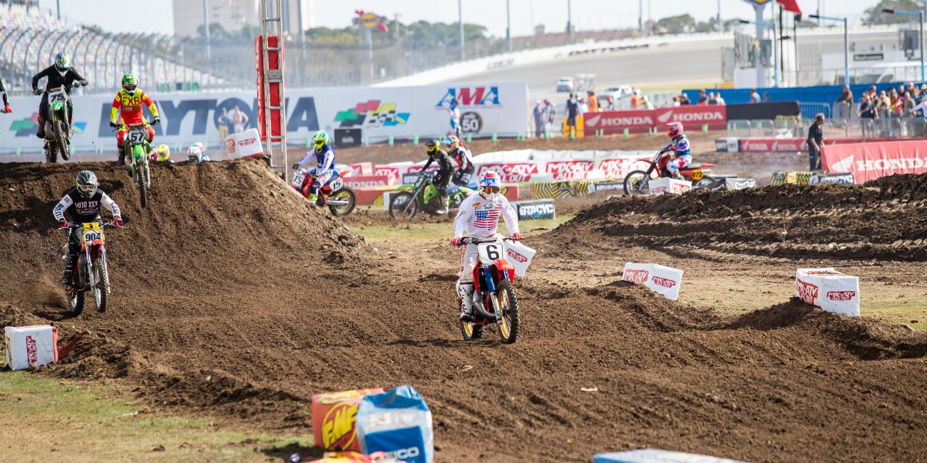 2020 Daytona Vintage Supercross Highlights
